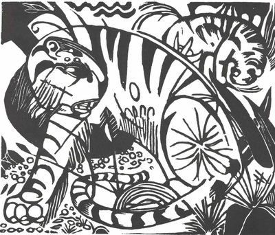 Tiger by Franz Marc